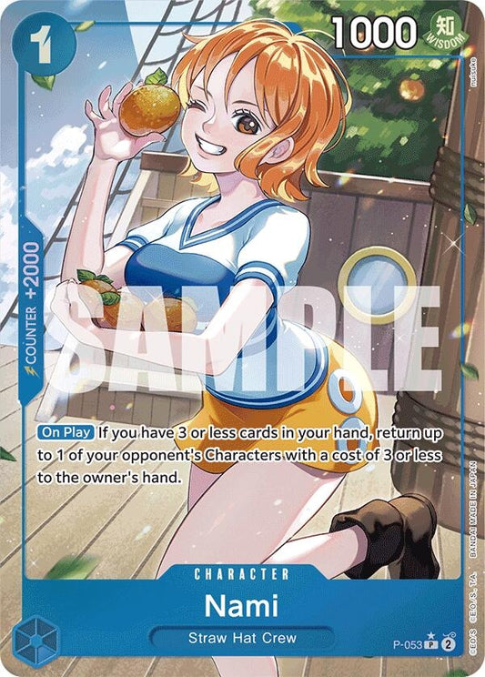 Image for Nami (P-053) (Full Art) (P-053) (Premium Booster -The Best-) - One Piece Card Game