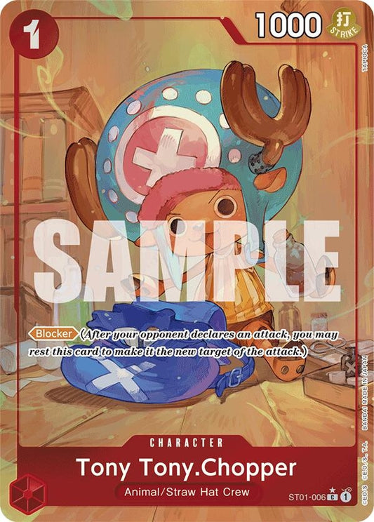 Image for Tony Tony.Chopper (ST01-006) (Alternate Art) (ST01-006) (Premium Booster -The Best-) - One Piece Card Game