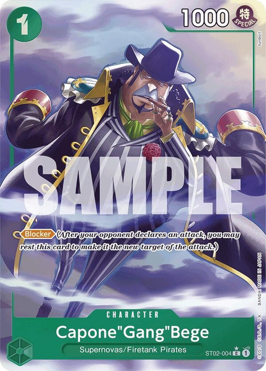 Image for Capone"Gang"Bege (ST02-004) (Alternate Art) (ST02-004) (Premium Booster -The Best-) - One Piece Card Game