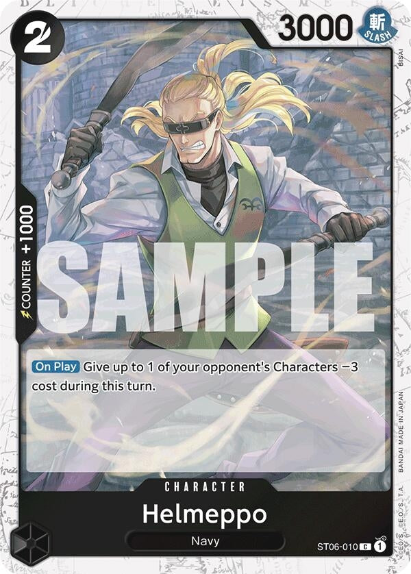 Image for Helmeppo (Jolly Roger Foil) (ST06-010) (Premium Booster -The Best-) - One Piece Card Game