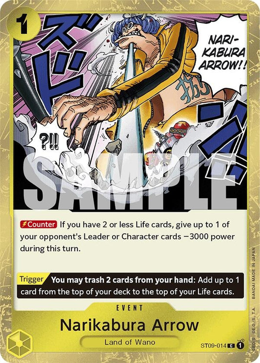 Image for Narikabura Arrow (Jolly Roger Foil) (ST09-014) (Premium Booster -The Best-) - One Piece Card Game