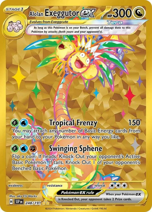Image for Alolan Exeggutor ex (248/191) (SV08: Surging Sparks) - Pokemon