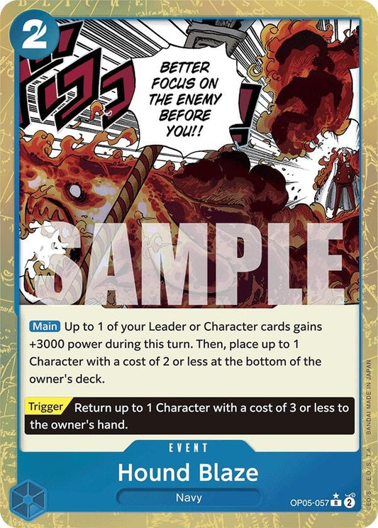 Image for Hound Blaze (Textured Foil) (OP05-057) (Premium Booster -The Best-) - One Piece Card Game