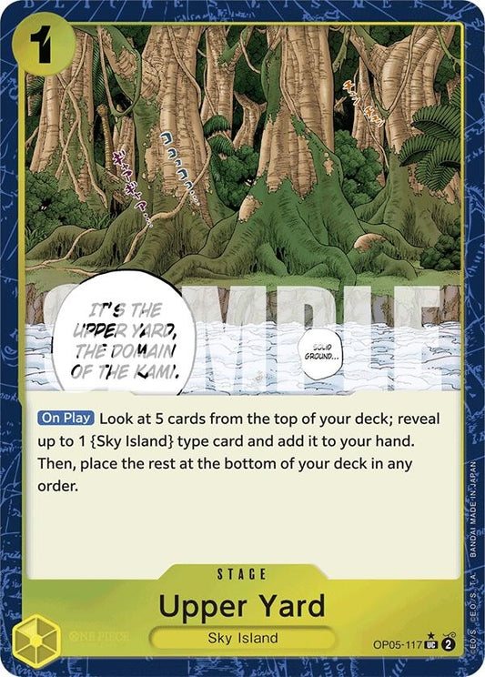 Image for Upper Yard (Textured Foil) (OP05-117) (Premium Booster -The Best-) - One Piece Card Game