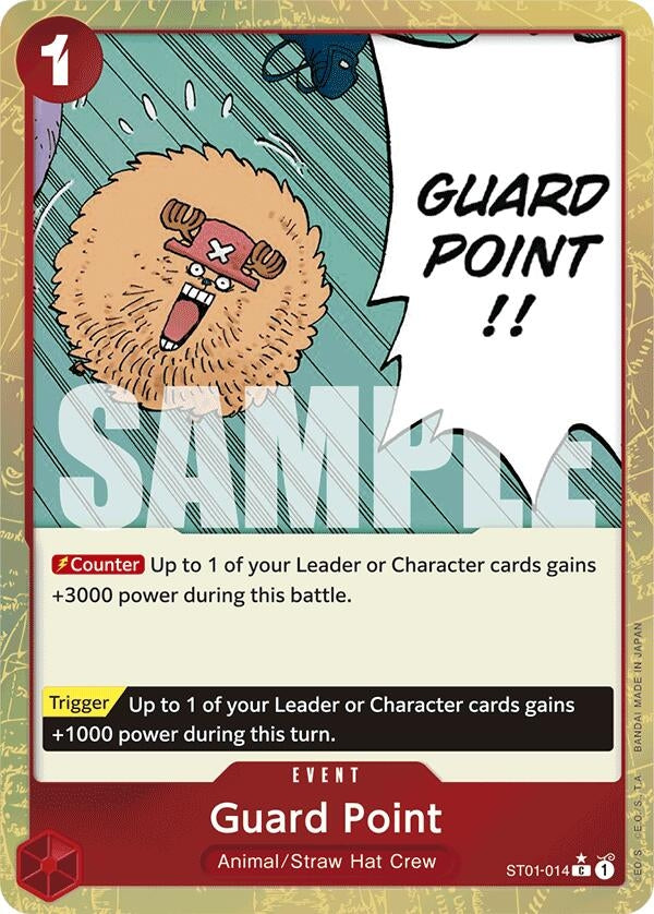Image for Guard Point (Textured Foil) (ST01-014) (Premium Booster -The Best-) - One Piece Card Game