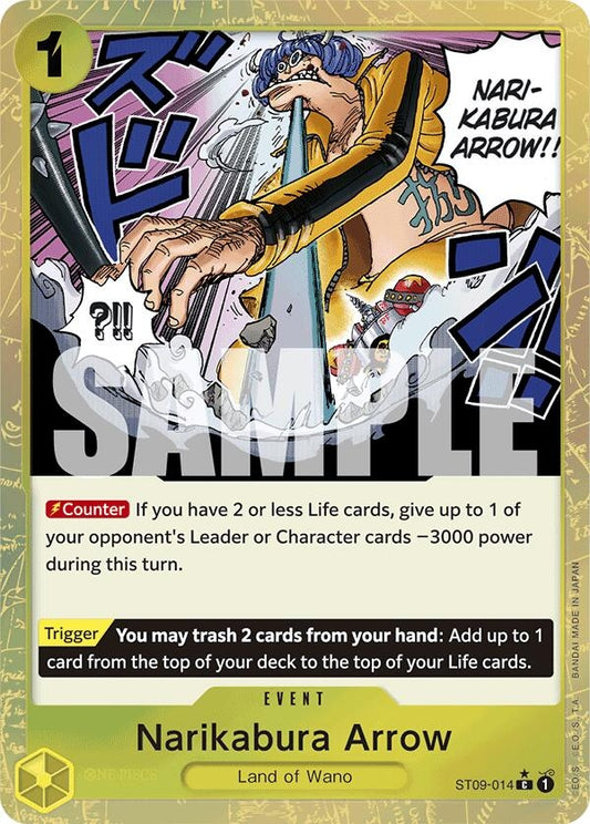 Image for Narikabura Arrow (Textured Foil) (ST09-014) (Premium Booster -The Best-) - One Piece Card Game