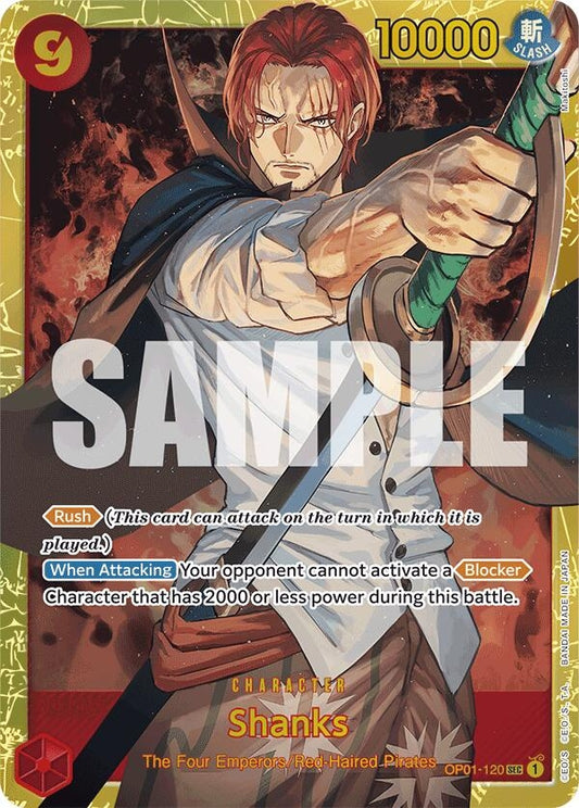 Image for Shanks (OP01-120) (Reprint) (OP01-120) (Premium Booster -The Best-) - One Piece Card Game