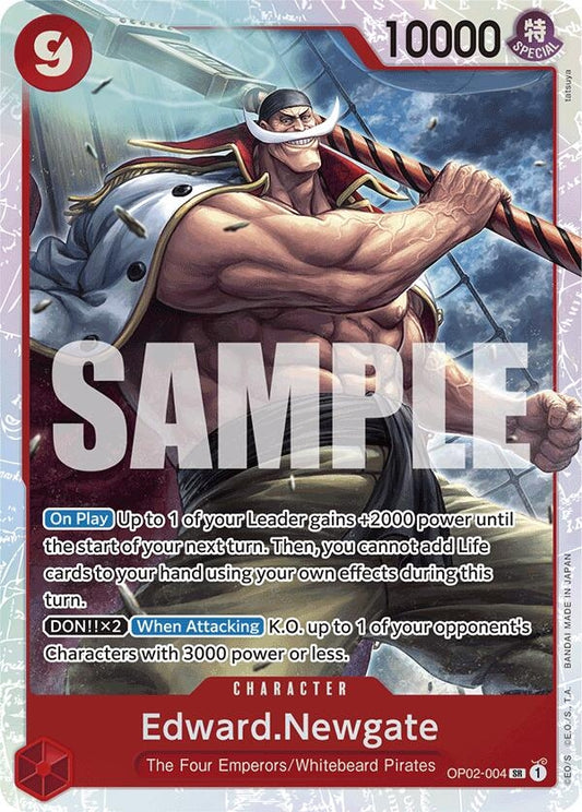 Image for Edward.Newgate (Reprint) (OP02-004) (Premium Booster -The Best-) - One Piece Card Game