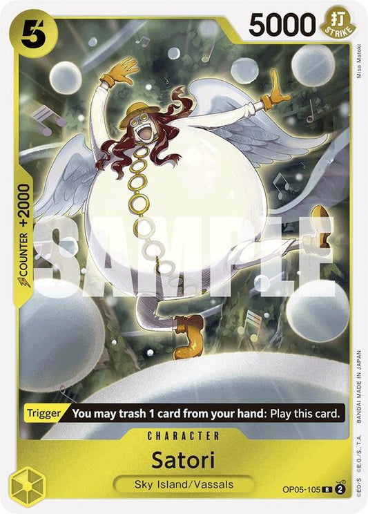Image for Satori (Reprint) (OP05-105) (Premium Booster -The Best-) - One Piece Card Game