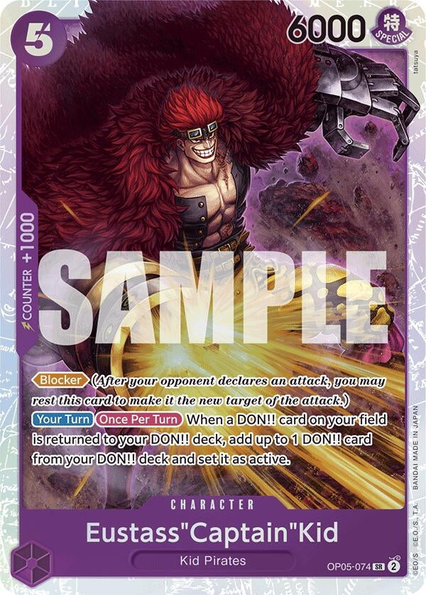 Image for Eustass"Captain"Kid (Reprint) (OP05-074) (Premium Booster -The Best-) - One Piece Card Game