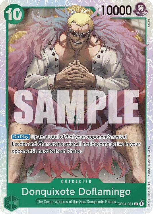Image for Donquixote Doflamingo (Reprint) (OP04-031) (Premium Booster -The Best-) - One Piece Card Game