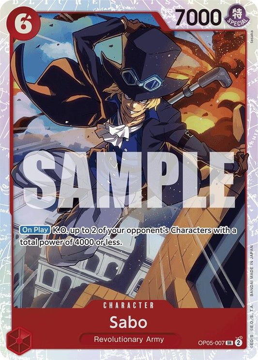 Image for Sabo (OP05-007) (Reprint) (OP05-007) (Premium Booster -The Best-) - One Piece Card Game