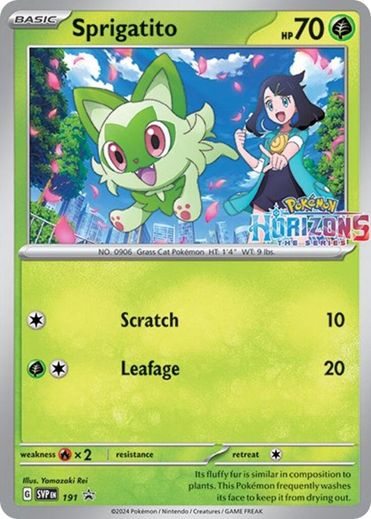 Image for Sprigatito - 191 (191) (SV: Scarlet & Violet Promo Cards) - Pokemon