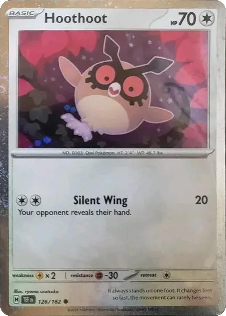 Image for Hoothoot - 126 (Cosmos Holo) (126/162) (SV: Scarlet & Violet Promo Cards) - Pokemon