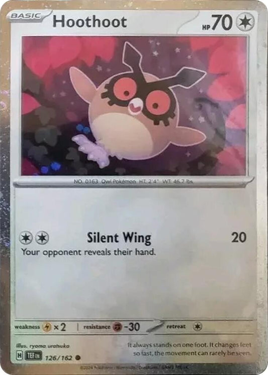 Image for Hoothoot - 126 (Cosmos Holo) (126/162) (SV: Scarlet & Violet Promo Cards) - Pokemon