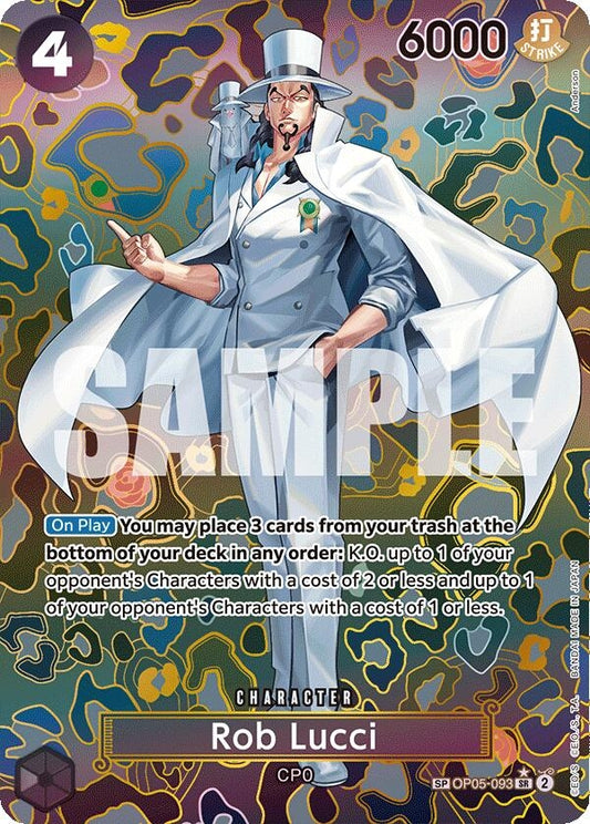 Image for Rob Lucci (SP) (OP05-093) (Emperors in the New World) - One Piece Card Game
