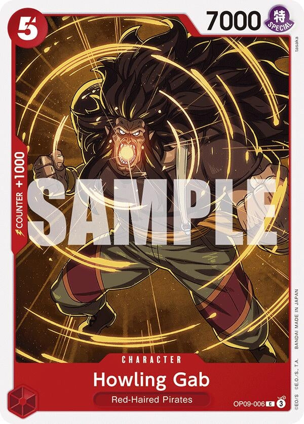 Image for Howling Gab (OP09-006) (Emperors in the New World) - One Piece Card Game