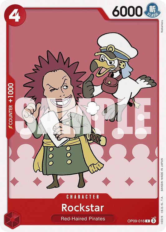 Image for Rockstar (OP09-016) (Emperors in the New World) - One Piece Card Game
