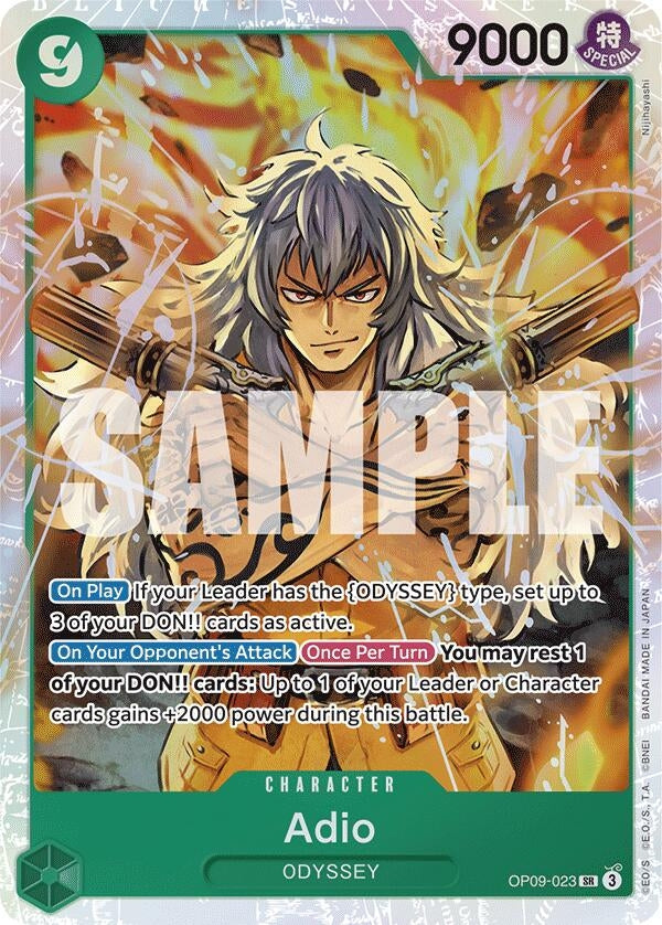 Image for Adio (OP09-023) (Emperors in the New World) - One Piece Card Game