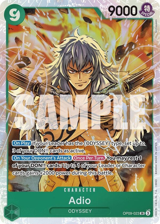 Image for Adio (OP09-023) (Emperors in the New World) - One Piece Card Game
