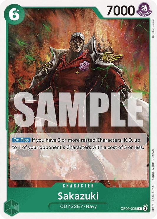 Image for Sakazuki (OP09-026) (Emperors in the New World) - One Piece Card Game