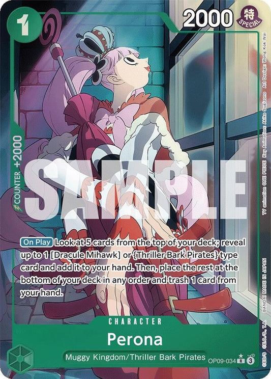 Image for Perona (Parallel) (OP09-034) (Emperors in the New World) - One Piece Card Game