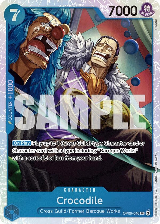 Image for Crocodile (046) (OP09-046) (Emperors in the New World) - One Piece Card Game