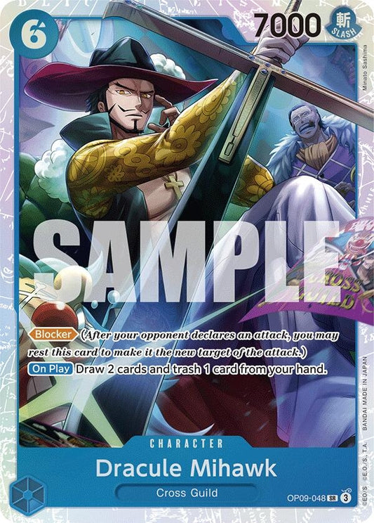 Image for Dracule Mihawk (OP09-048) (Emperors in the New World) - One Piece Card Game