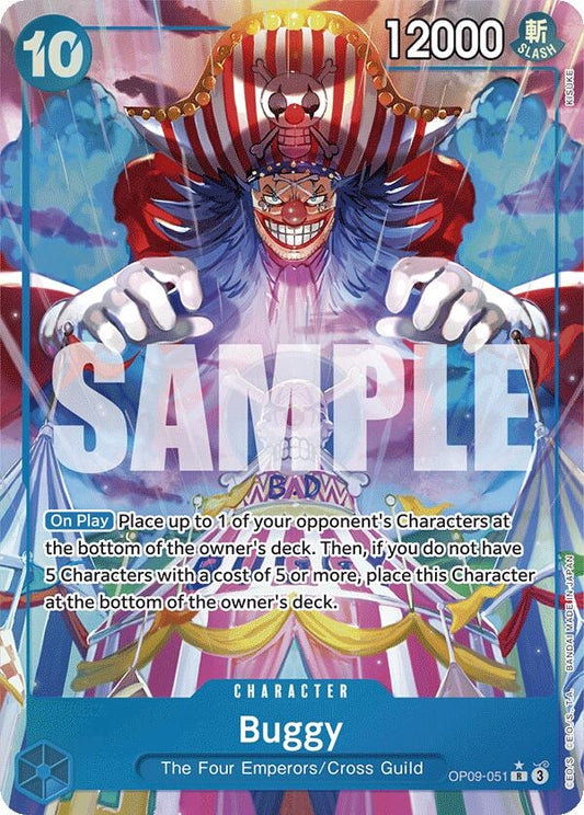 Image for Buggy (051) (Alternate Art) (OP09-051) (Emperors in the New World) - One Piece Card Game