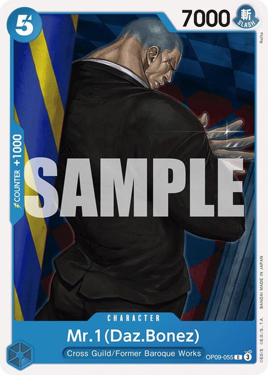 Image for Mr.1(Daz.Bonez) (OP09-055) (Emperors in the New World) - One Piece Card Game