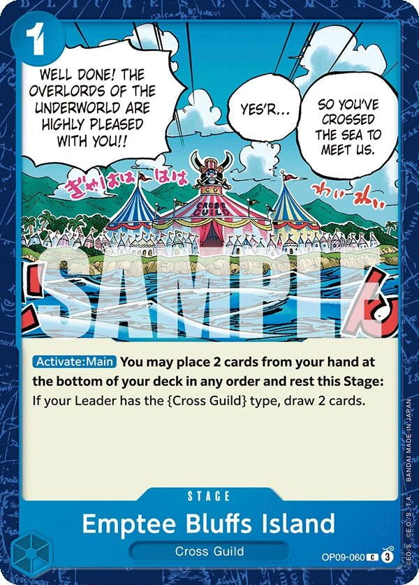 Image for Emptee Bluffs Island (OP09-060) (Emperors in the New World) - One Piece Card Game
