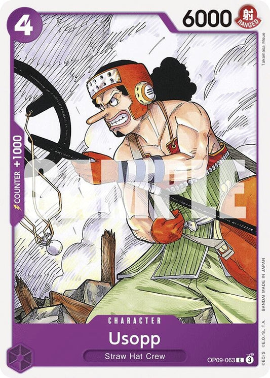 Image for Usopp (063) (OP09-063) (Emperors in the New World) - One Piece Card Game