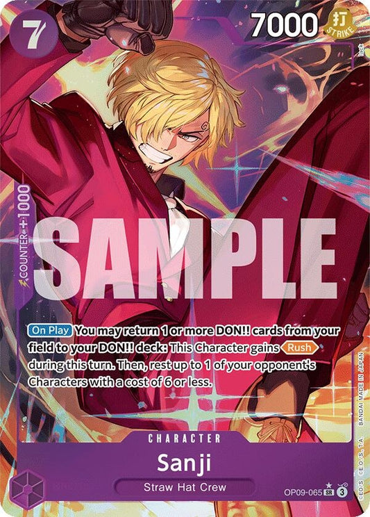 Image for Sanji (065) (Parallel) (OP09-065) (Emperors in the New World) - One Piece Card Game
