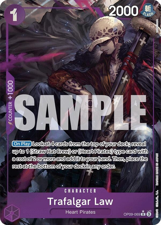 Image for Trafalgar Law (069) (Parallel) (OP09-069) (Emperors in the New World) - One Piece Card Game