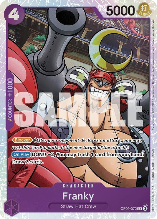 Image for Franky (OP09-072) (Emperors in the New World) - One Piece Card Game