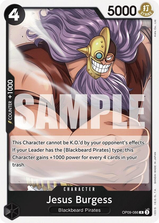 Image for Jesus Burgess (OP09-086) (Emperors in the New World) - One Piece Card Game