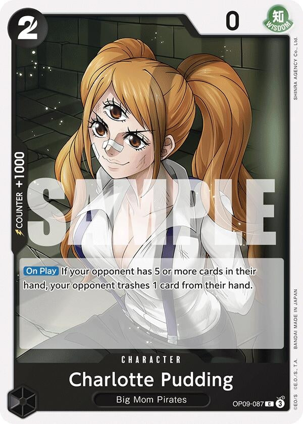Image for Charlotte Pudding (OP09-087) (Emperors in the New World) - One Piece Card Game