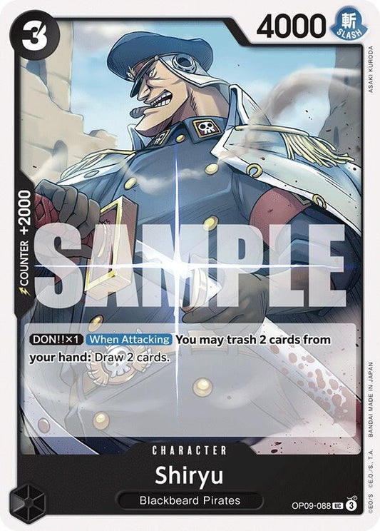 Image for Shiryu (OP09-088) (Emperors in the New World) - One Piece Card Game