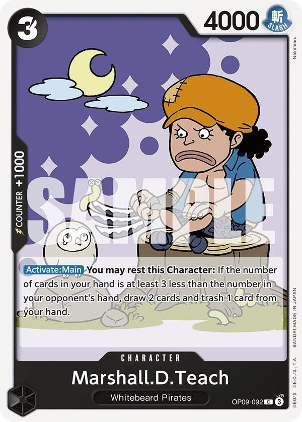 Image for Marshall.D.Teach (092) (OP09-092) (Emperors in the New World) - One Piece Card Game