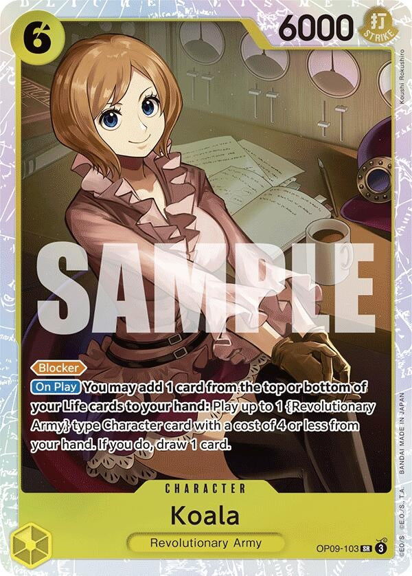 Image for Koala (OP09-103) (Emperors in the New World) - One Piece Card Game