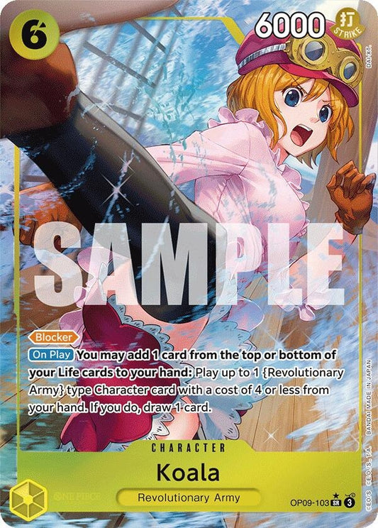 Image for Koala (Parallel) (OP09-103) (Emperors in the New World) - One Piece Card Game