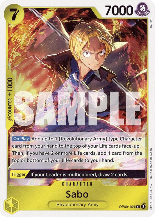 Image for Sabo (104) (OP09-104) (Emperors in the New World) - One Piece Card Game