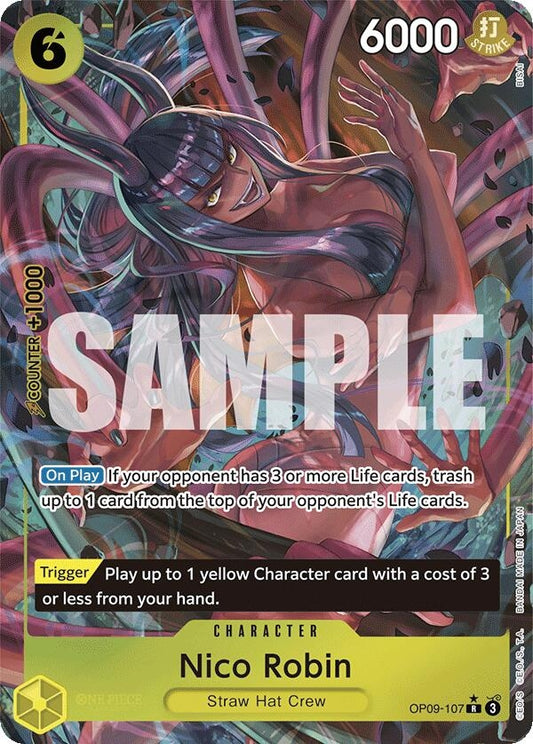Image for Nico Robin (107) (Parallel) (OP09-107) (Emperors in the New World) - One Piece Card Game