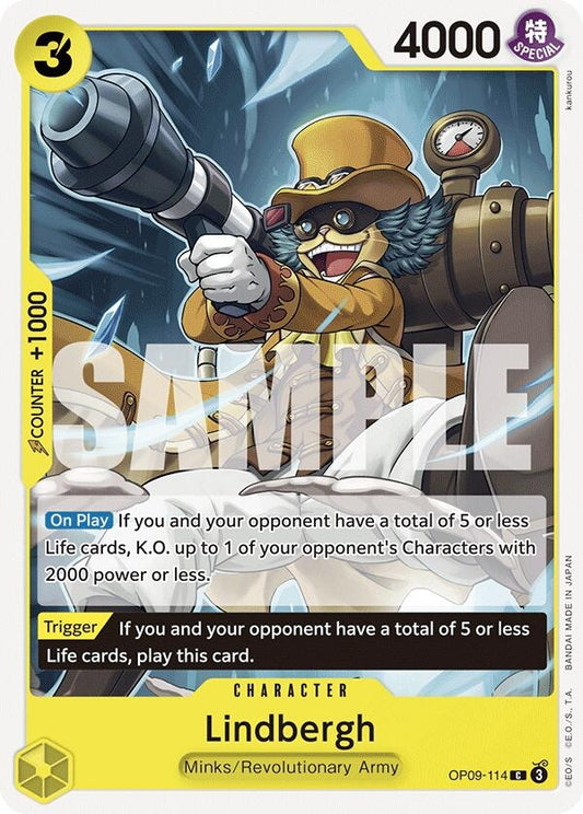 Image for Lindbergh (OP09-114) (Emperors in the New World) - One Piece Card Game