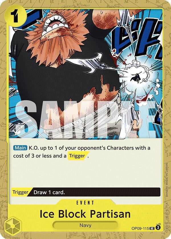 Image for Ice Block Partisan (OP09-115) (Emperors in the New World) - One Piece Card Game
