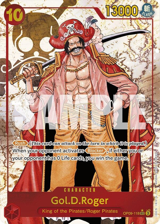 Image for Gol.D.Roger (Alternate Art) (OP09-118) (Emperors in the New World) - One Piece Card Game