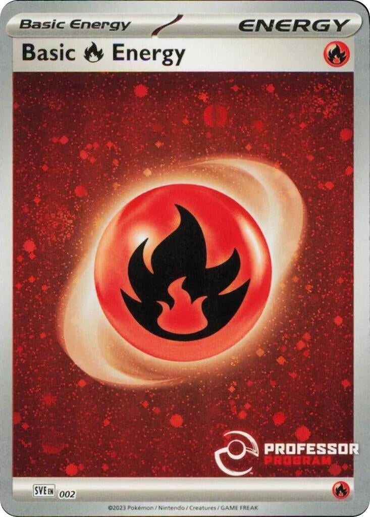 Image for Fire Energy (2023) (002) (Professor Program Promos) - Pokemon