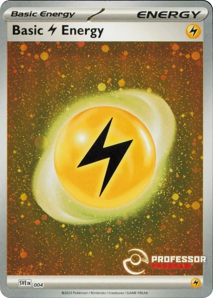 Image for Lightning Energy (2023) (004) (Professor Program Promos) - Pokemon