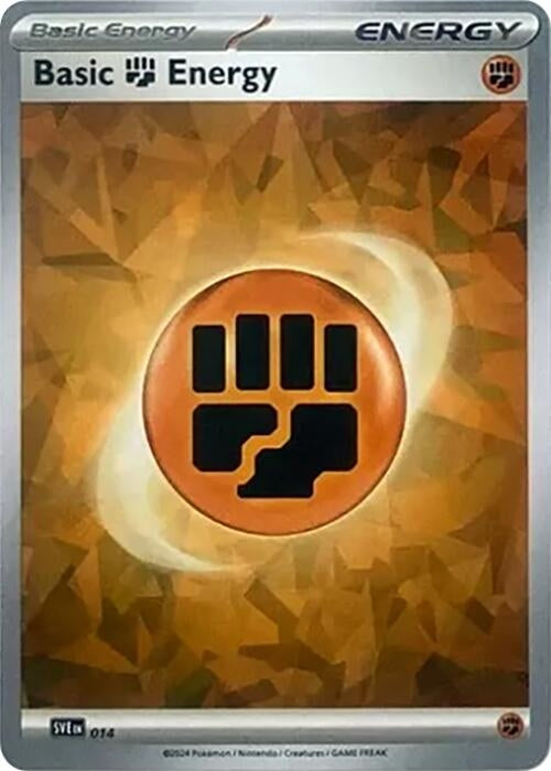 Image for Basic Fighting Energy (Cracked Ice Holo) (014) (SV07: Stellar Crown) - Pokemon