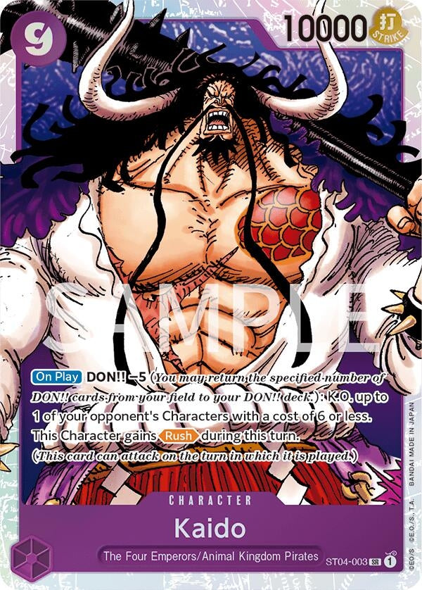Image for Kaido (003) (ST04-003) (Revision Pack Cards) - One Piece Card Game